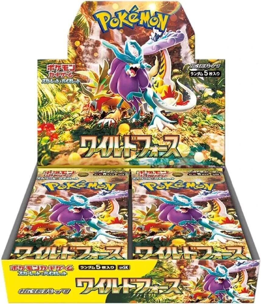 Japanese SV5k Pokemon Booster Box - Wild Force